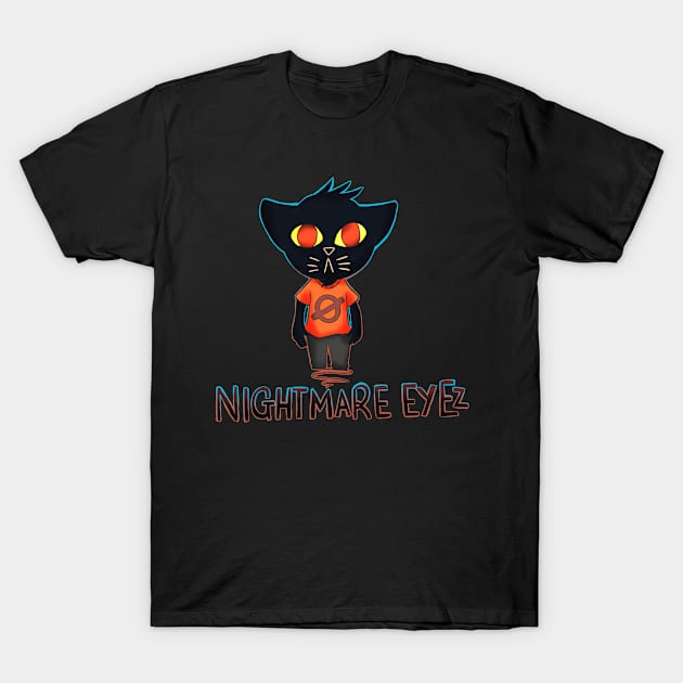 Nightmare Eyes T-Shirt by paigedefeliceart@yahoo.com